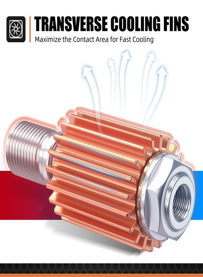 NICECNC مبرد فرامل خلفي برتقالي اللون من NICECNC، متوافق مع دراجات KTM 125–530 MXC/EXC/EXCF/XC/XCW/XCF/XCF-W/SX/SXF/ من موديلات 2004 إلى 2024. انظر قسم التوافق. - Image 3